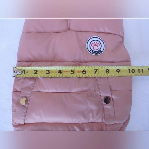 *SOLD*đžđFouFouDog ⢠Reversible Barbie Pink Puffer Coat Vest Jacket ⢠M â˘NWT - Picture 11 of 12